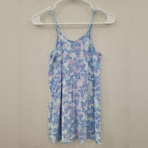 Art Class Blue Butterfly Kids Dress
